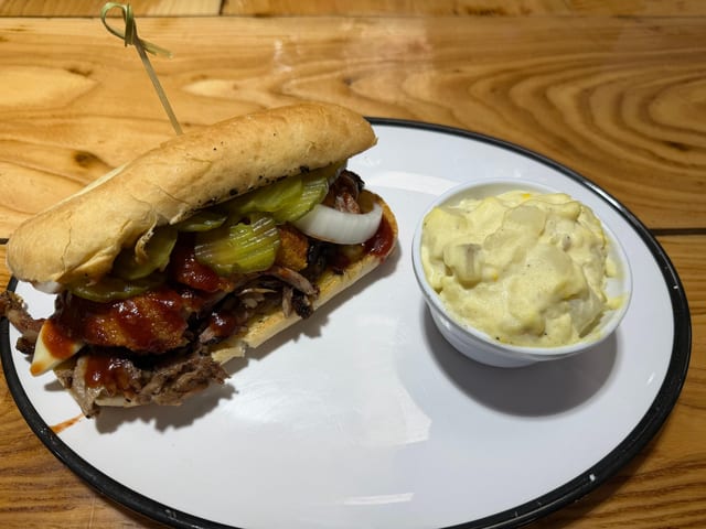 Brisket Sandwich.