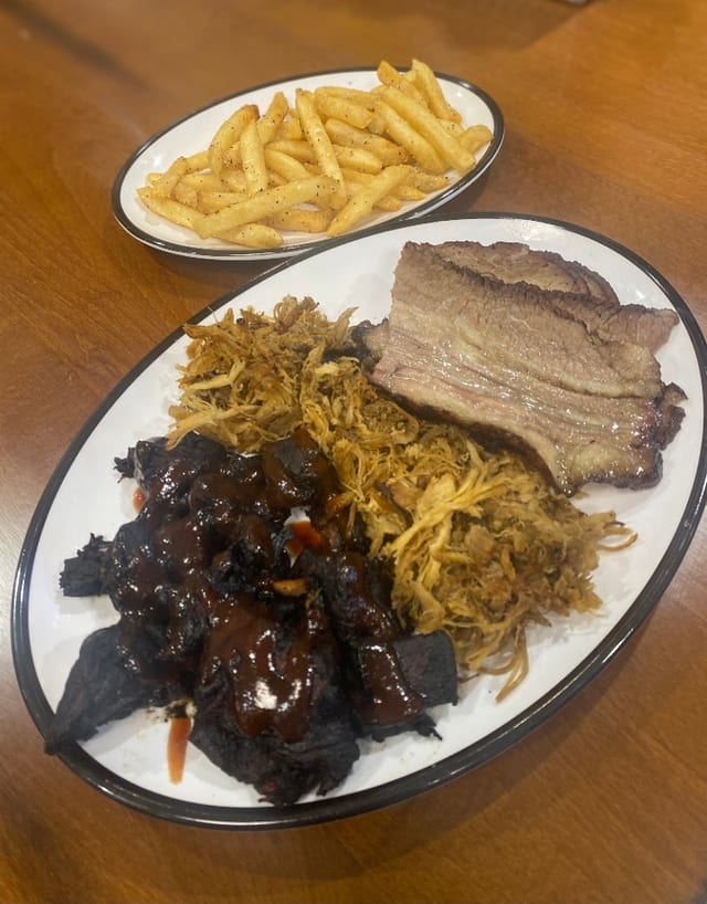 3-Meat Sampler Platter.